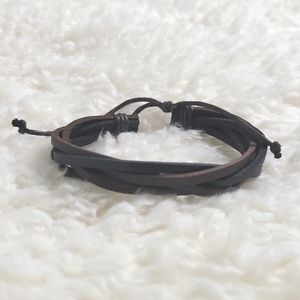NEW - Handmade Leather Bracelet Cuff